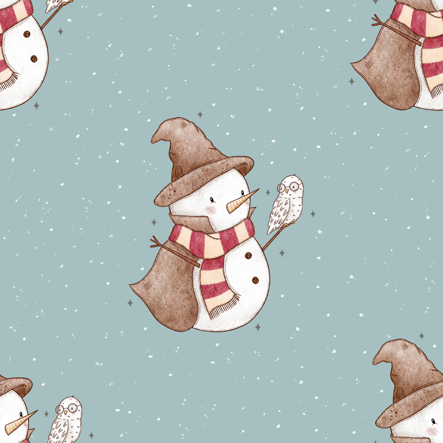 0.5m Lagerware Harry Snowman Mint 24-0094