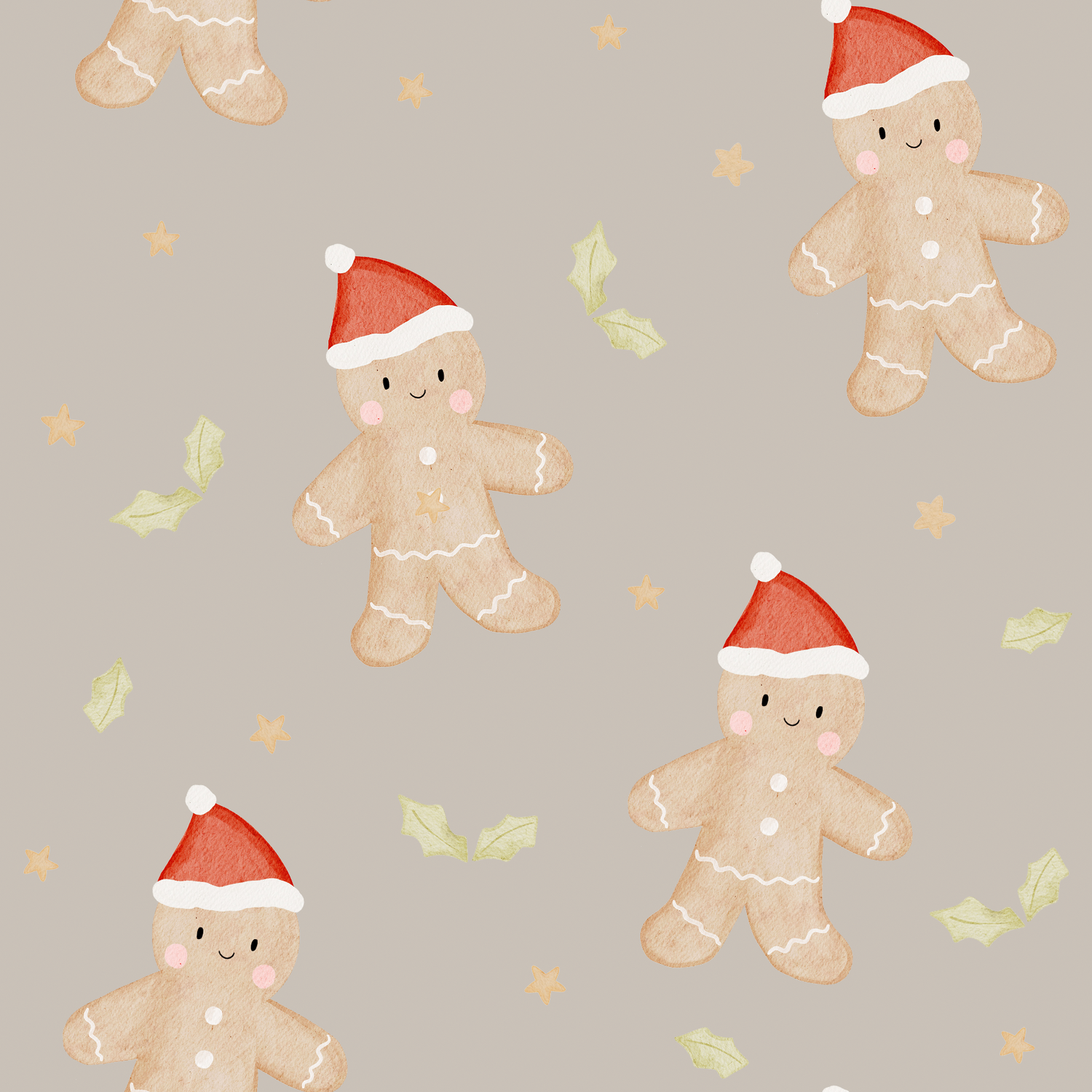 0.5m Lagerware Lebkuchenmann beige Hejhanni 25-0009