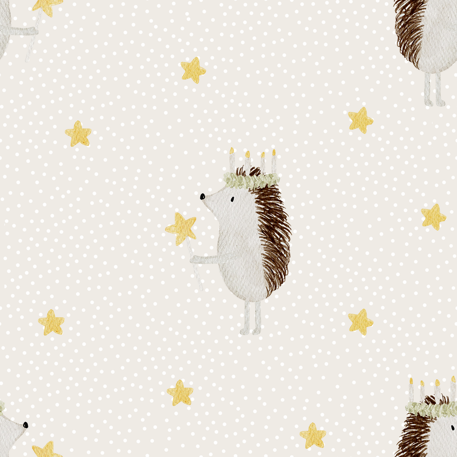 0.5m Lagerware Lucia Igel cream Hejhanni 25-0014