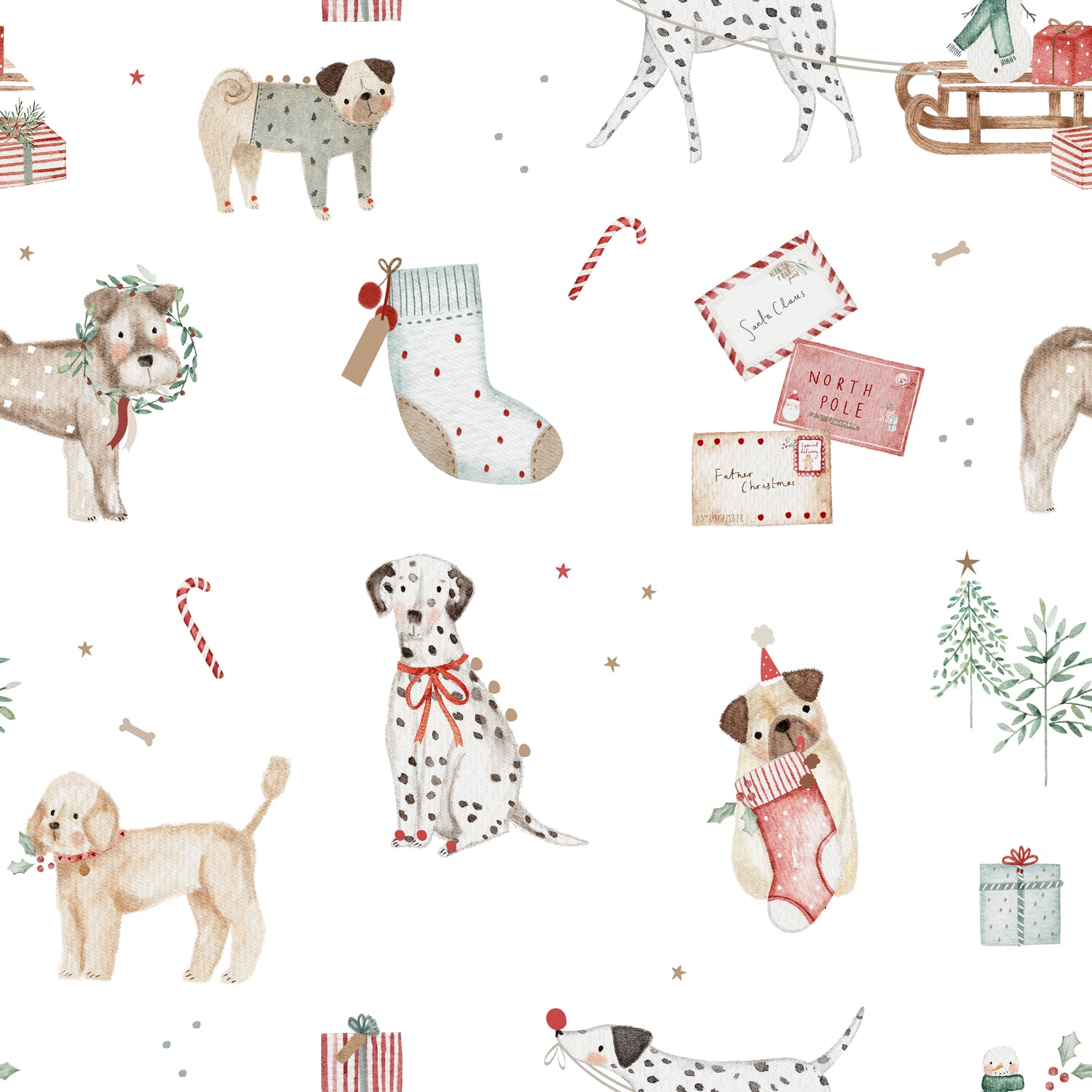 0.5m Lagerware Fröhliche Waunachten offwhite Lumelo and Ginger 25-0016