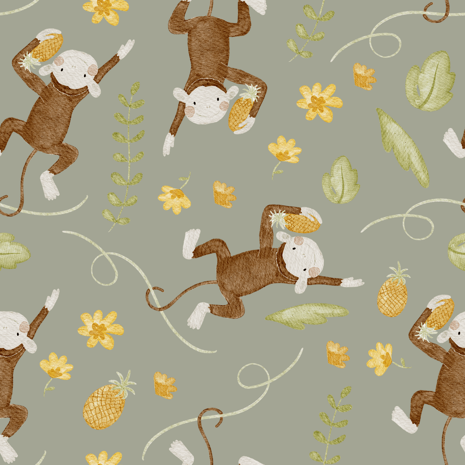 0.5m Lagerware Wer hat die Ananas Hejhanni 25-0032