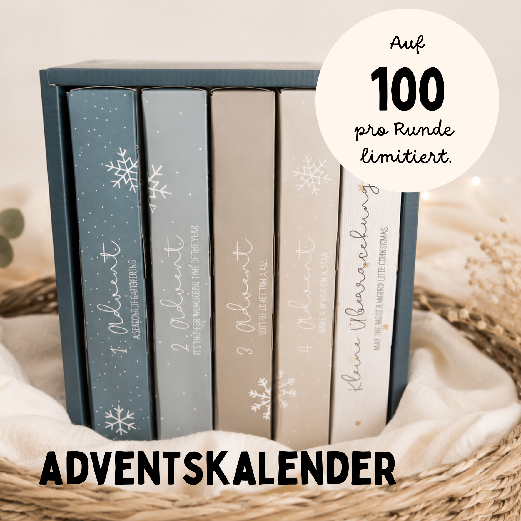 Adventskalender Stoffe 2026 Kollege Frechdachs mini