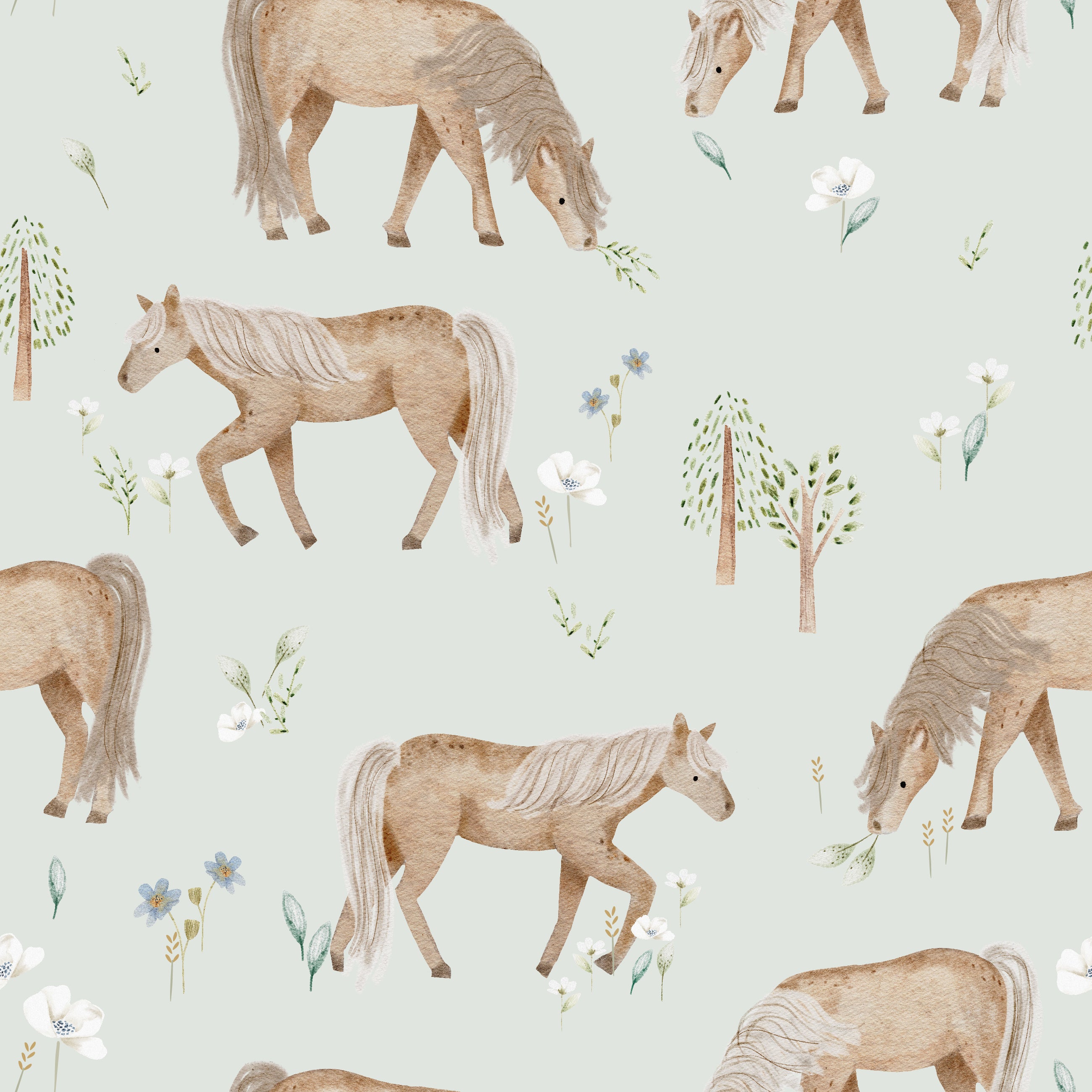 0.5m Lagerware Haflingerliebe Helles Mint L&G 25-0040-1