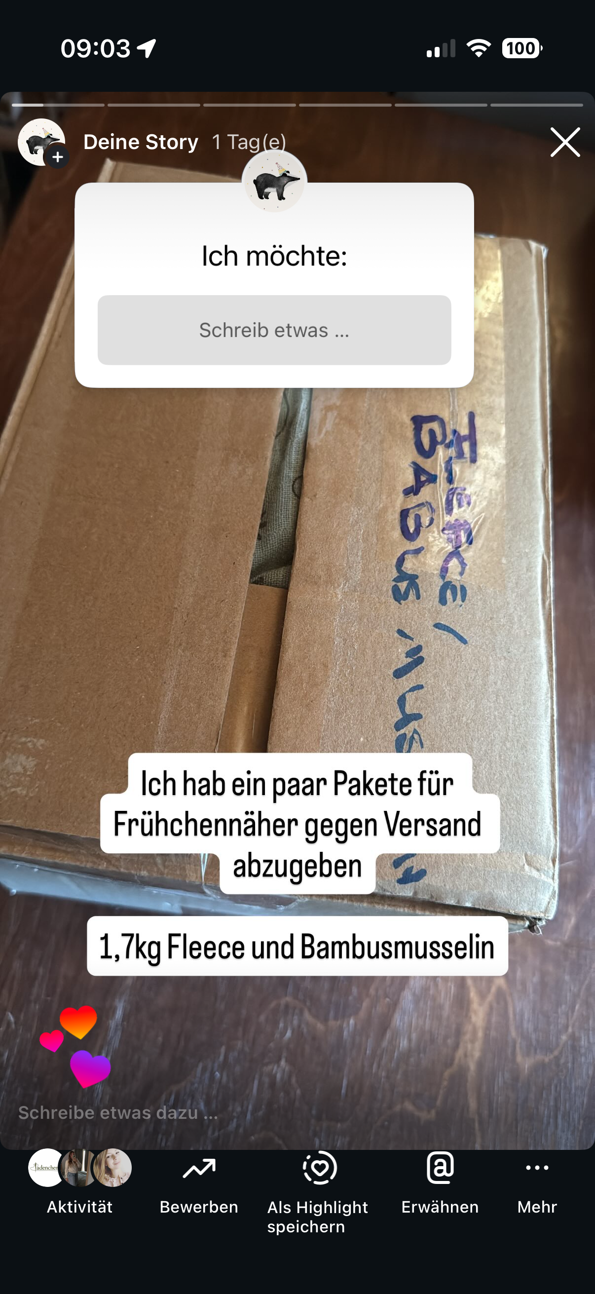 1,7kg Frühchennähpaket Fleece und Bambusmusselin