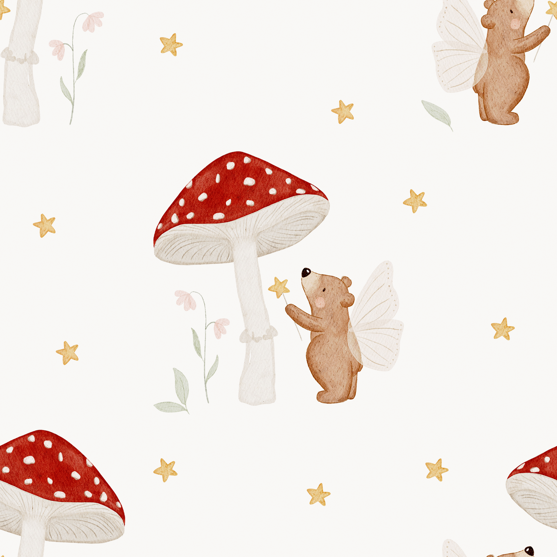 0.5m Lagerware Feenzaubär Offwhite Hejhanni 24-0083