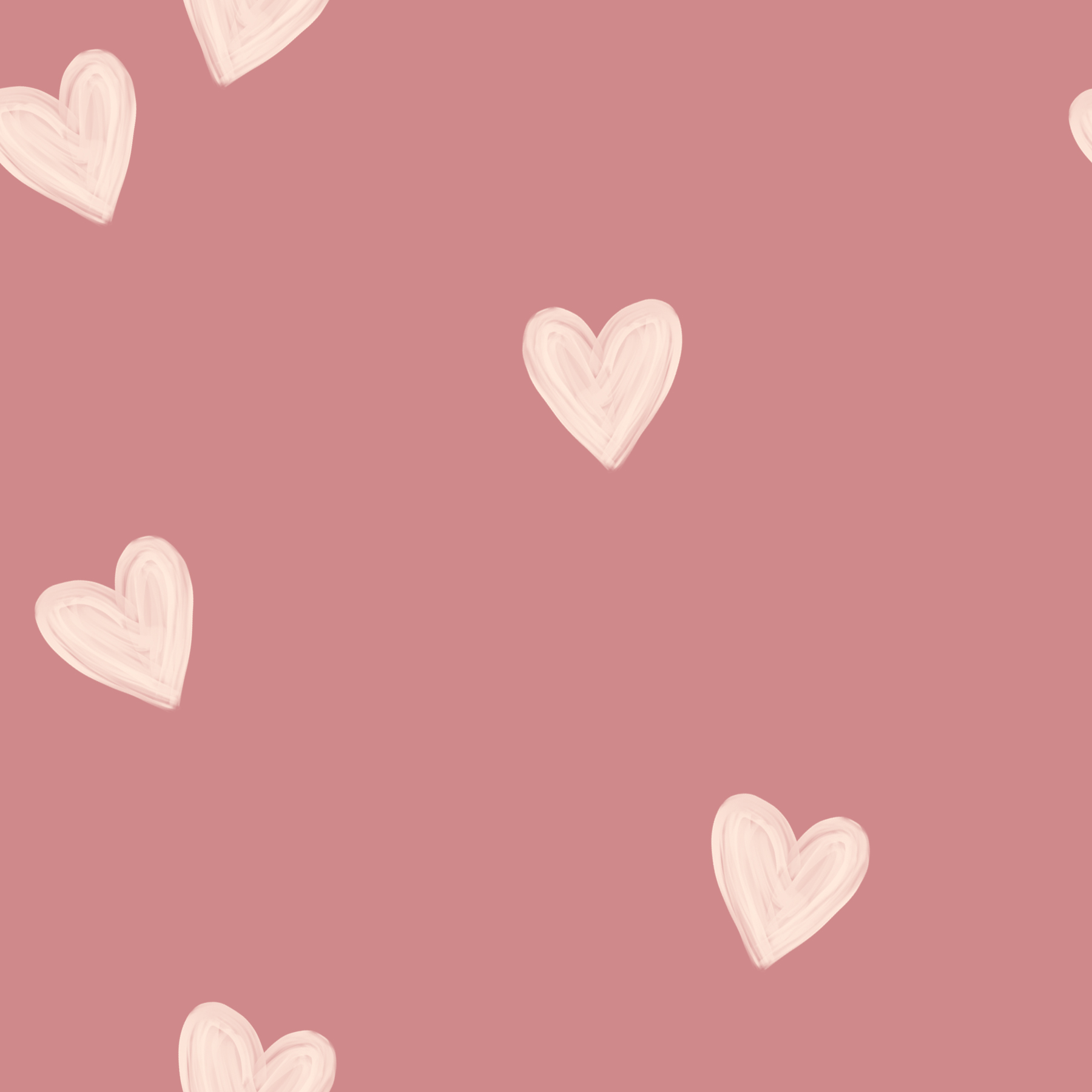 0.5m Lagerware Pink Hearts 26-0008