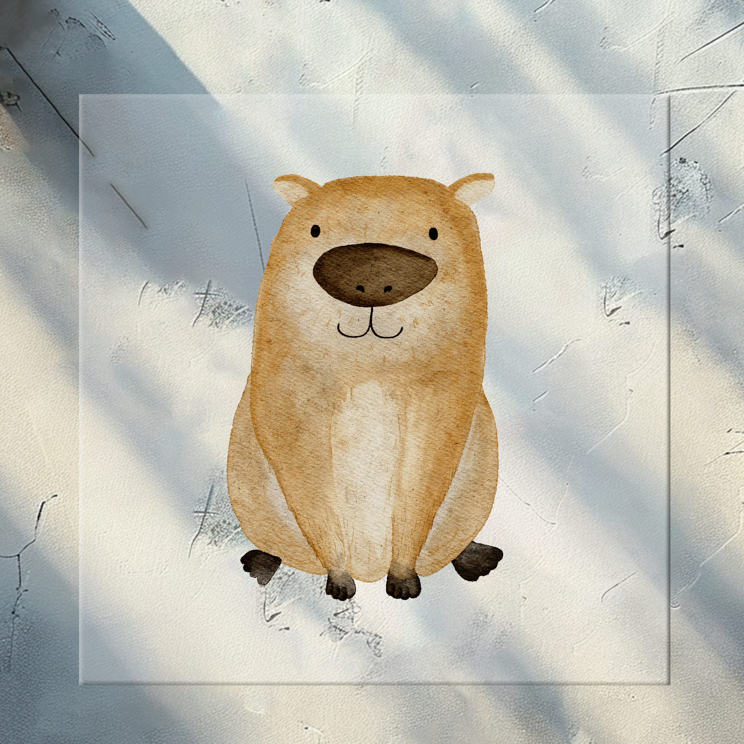 Bügelbild Happybara KF 100-0034 12cm hoch 10-1.2