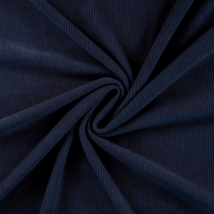 0.5m Lagerware Cordjersey Navy 3010-0005