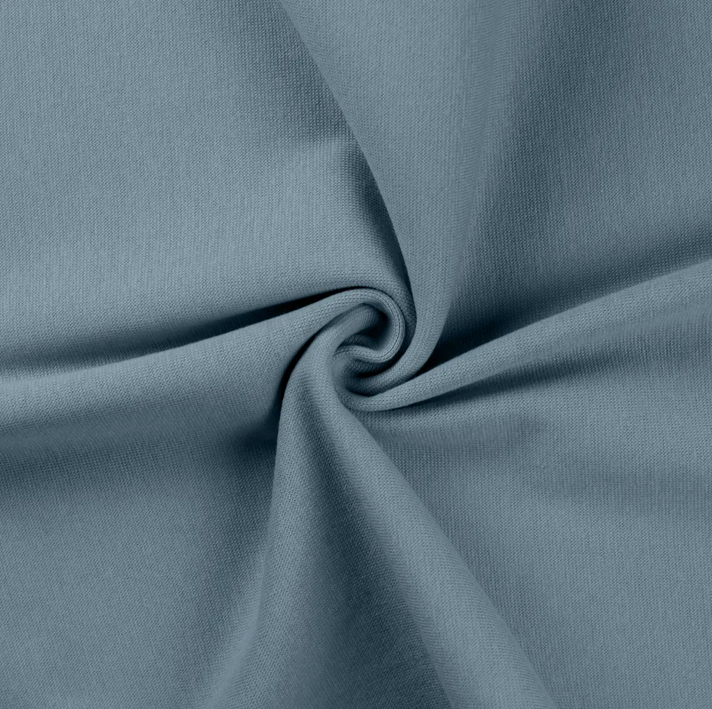 0.5m Lagerware Bündchen Dusty Blue 3000-0004 Überbreite 160cm