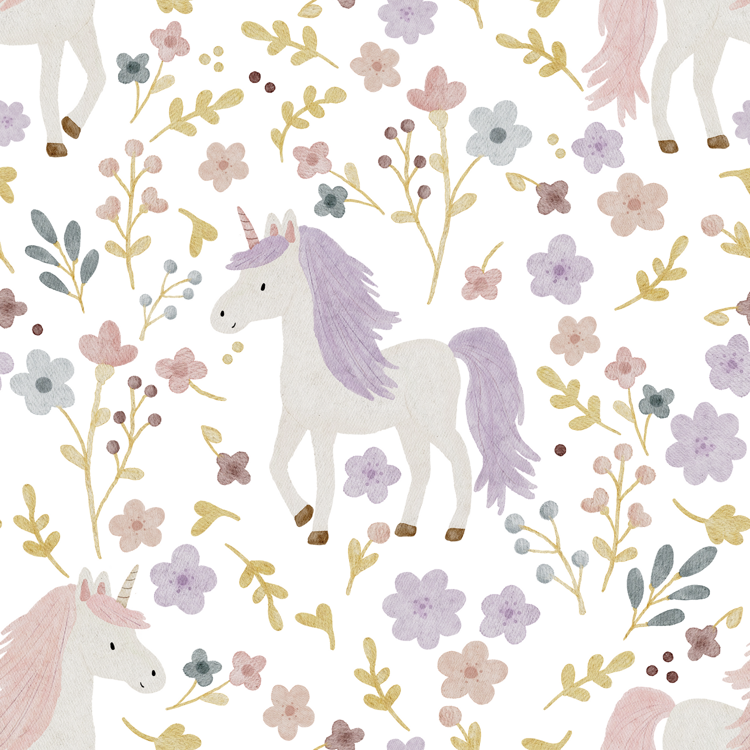 0.5m Lagerware Einhornwiese (mit Einhorn) KF 25-0038