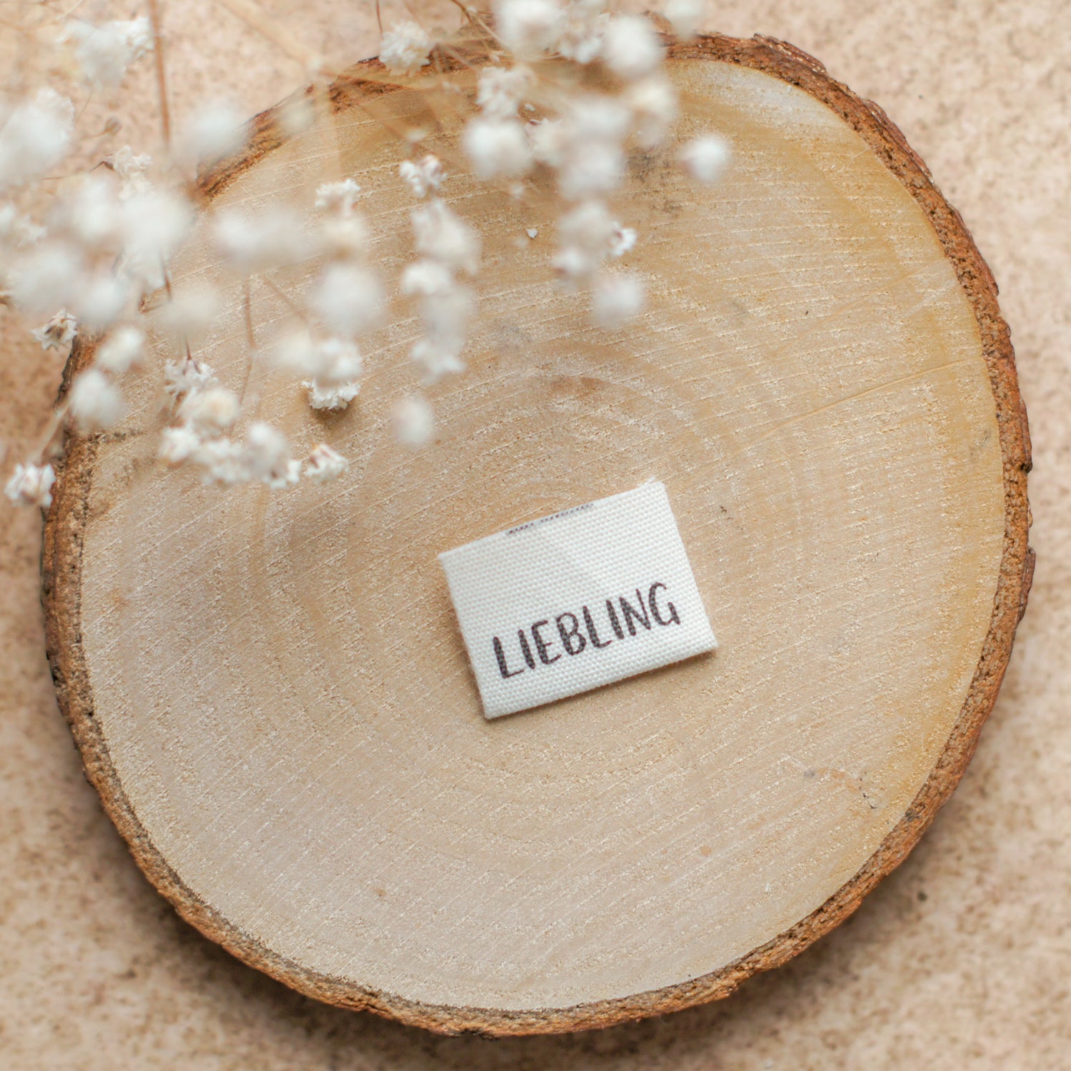 1 Set (5 Stück) Baumwolllabel Liebling 1600-0001 12-4.3-5-1