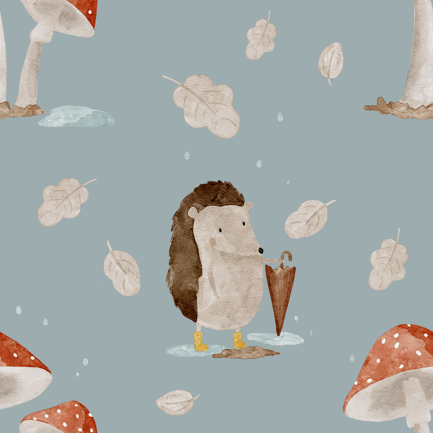 0.5m Lagerware Pfützenhüpfer Blau Hejhanni 21-0105