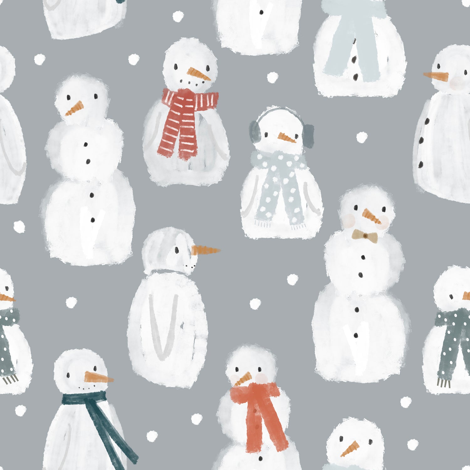 0.5m Lagerware Schneemannfamilie 23-0108