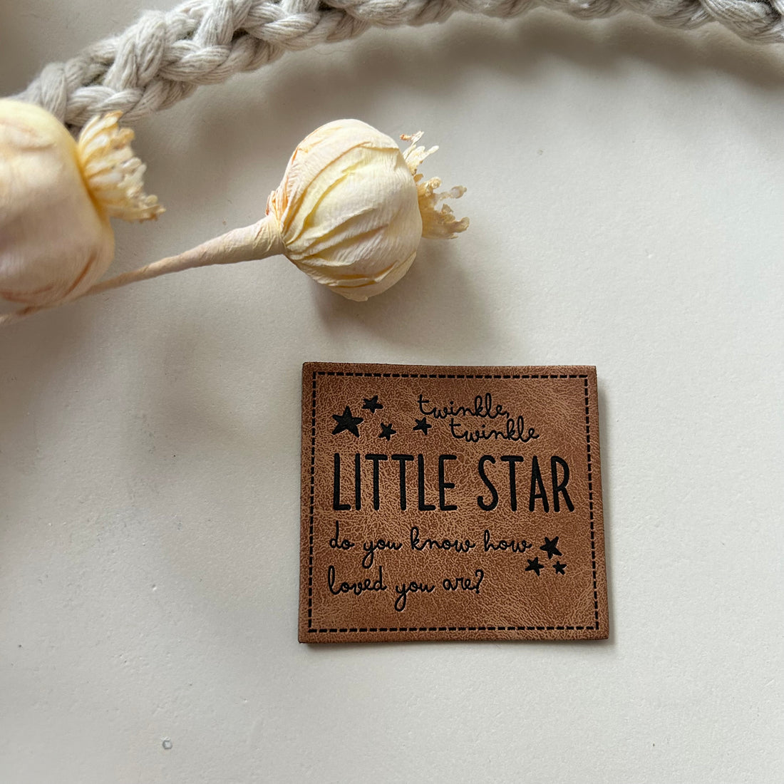1 Kunstlederlabel TWINKLE TWINKLE LITTLE STAR 2010-0053