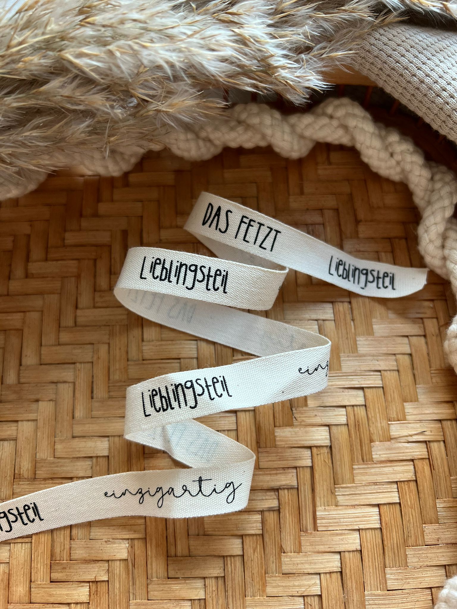 1m Baumwollkordel Das fetzt einzigartig Lieblingsteil 1800-0007 25-5