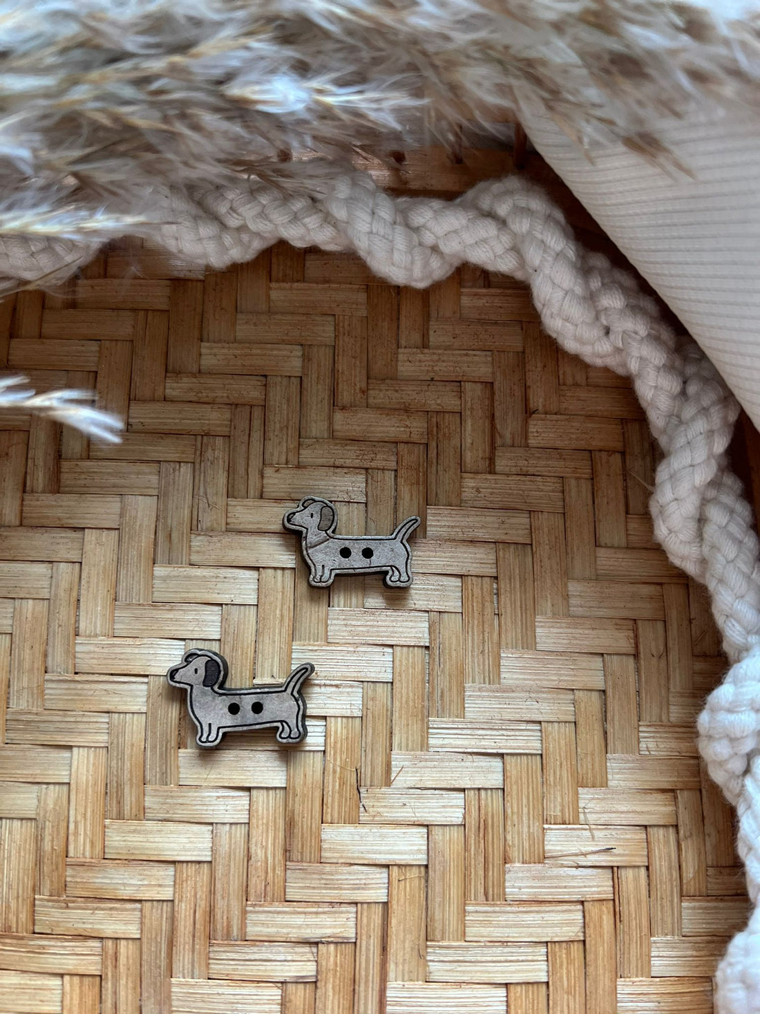 Kokosknopf shaped Herr Dackel KF 2000-097 15-6.1-6.3