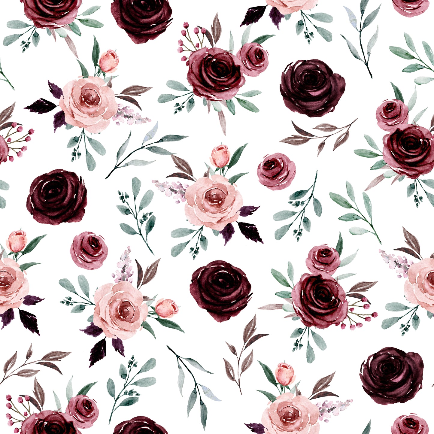 0.5m Lagerware Jersey Wild Roses