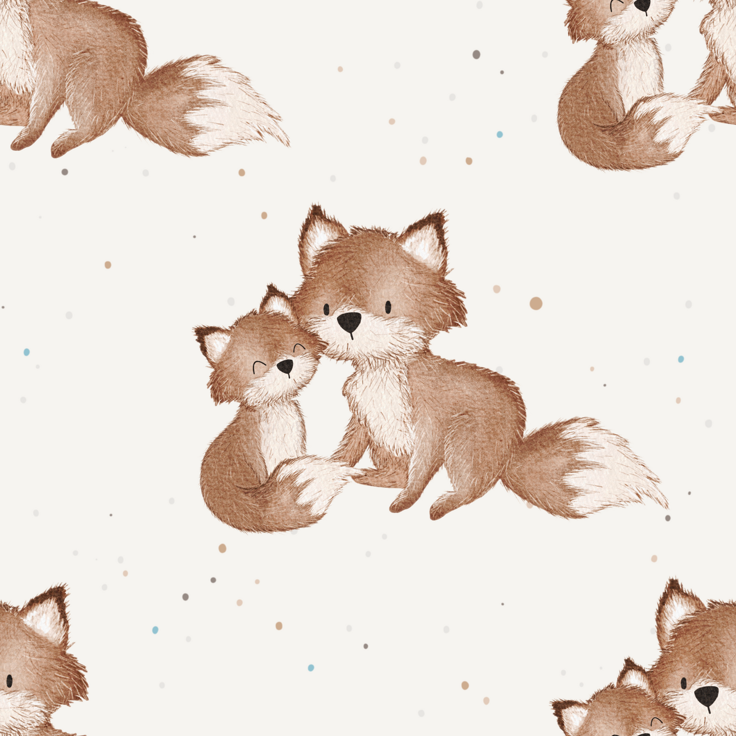 0.5m Lagerware French Terry Kuschelfuchs Lottart 23-0004