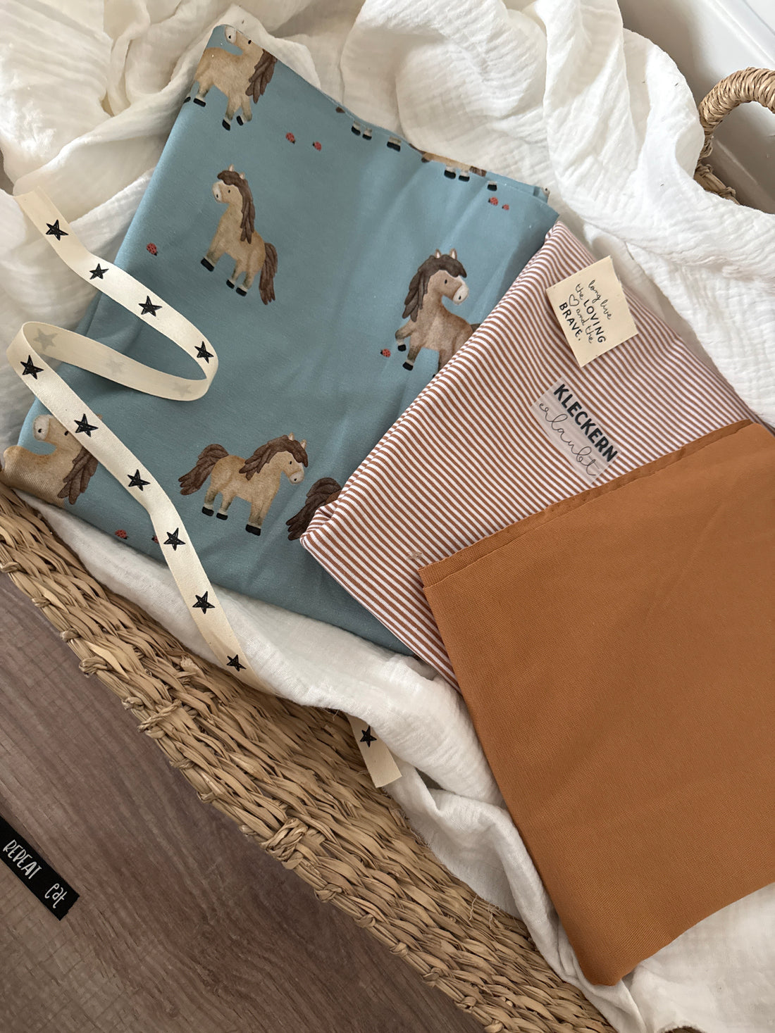 Kombipaket Goodbye 50% Galöppchen blau