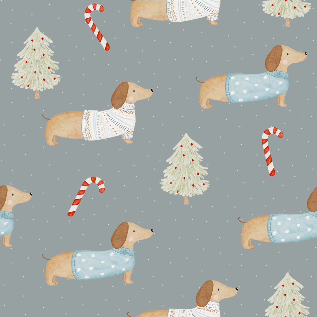 0.5m Lagerware Weihnachten mit Waldemar stone Hejhanni 25-0003