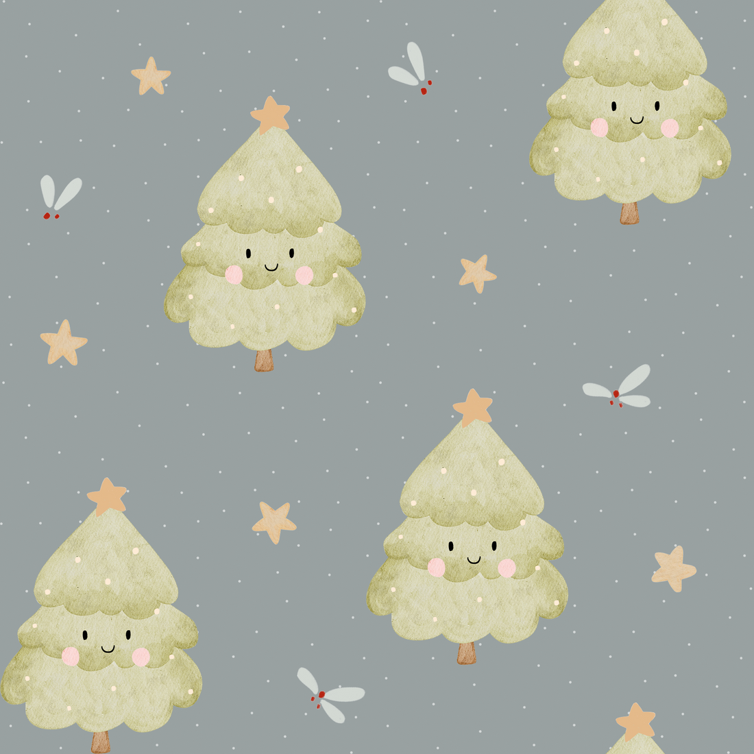 0.5m Lagerware Oh Tannenbaum stone Hejhanni 25-0007-1