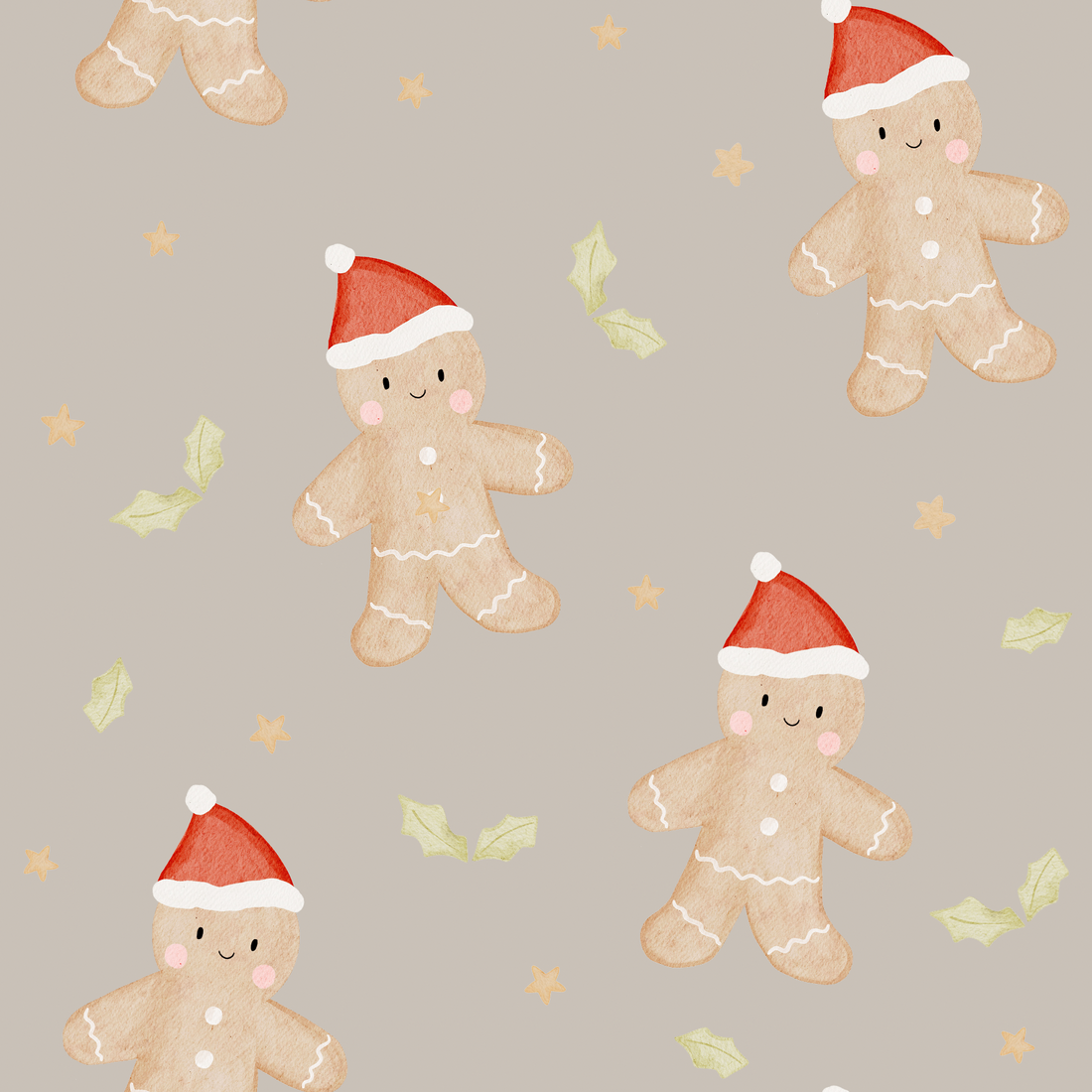 0.5m Lagerware Lebkuchenmann beige Hejhanni 25-0009