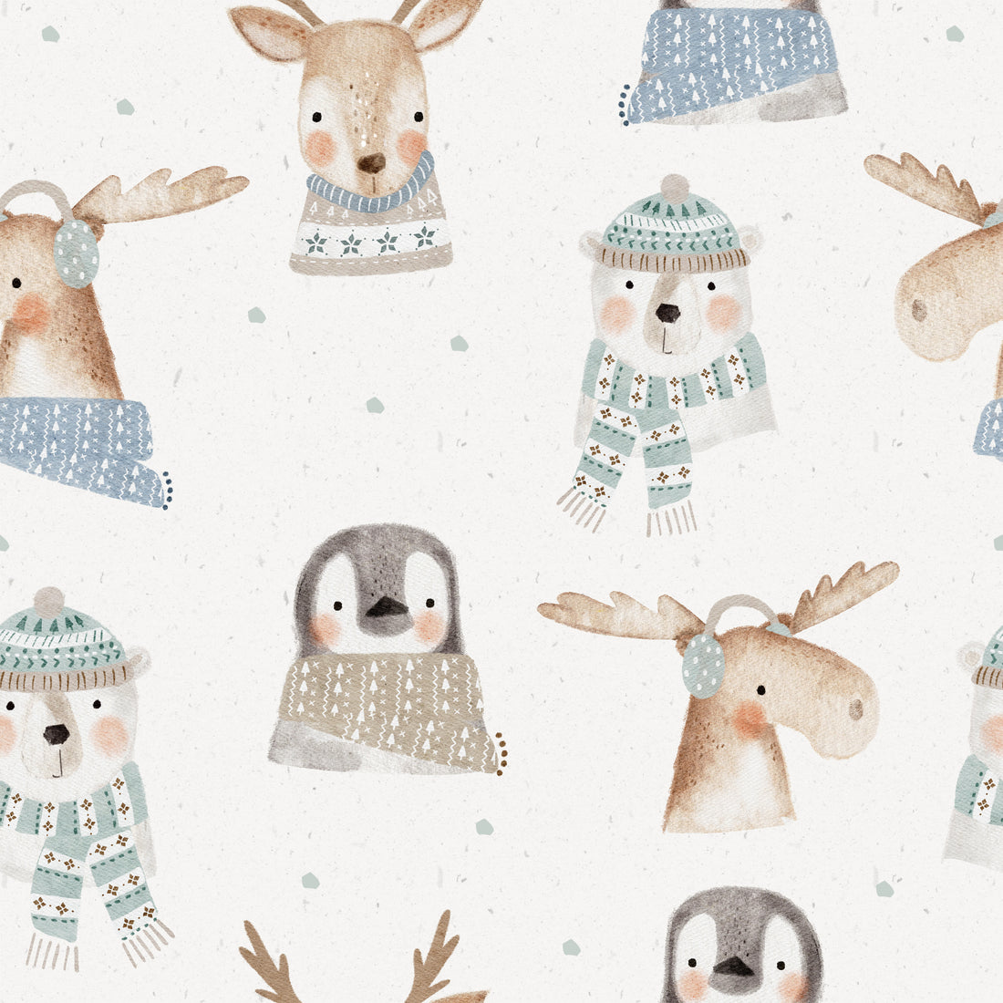 0.5m Lagerware Winterkinder Lumelo cream and Ginger 25-0017