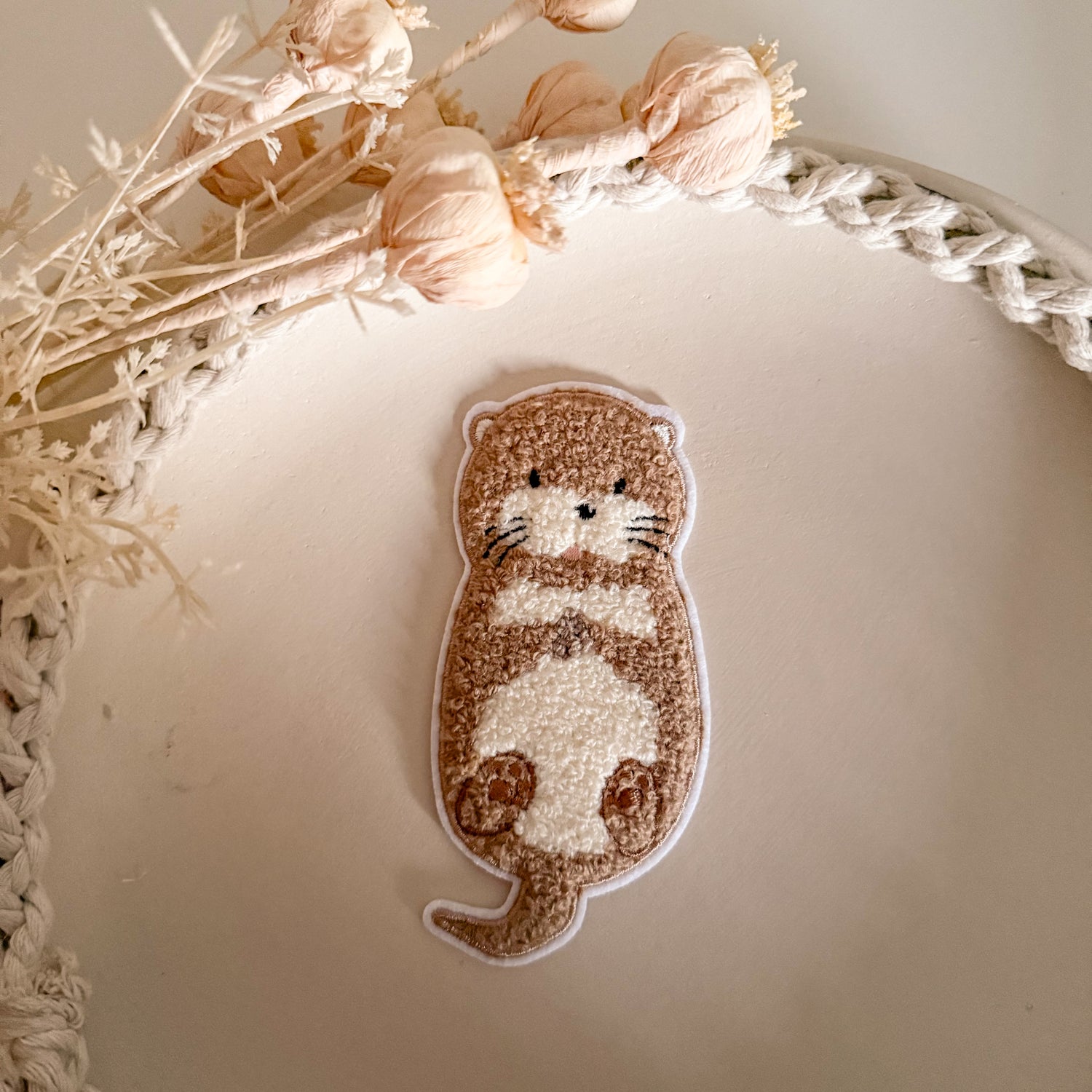 Chenillepatch No Otter like you KF Höhe 12cm (zum Aufbügeln) 3100-0057