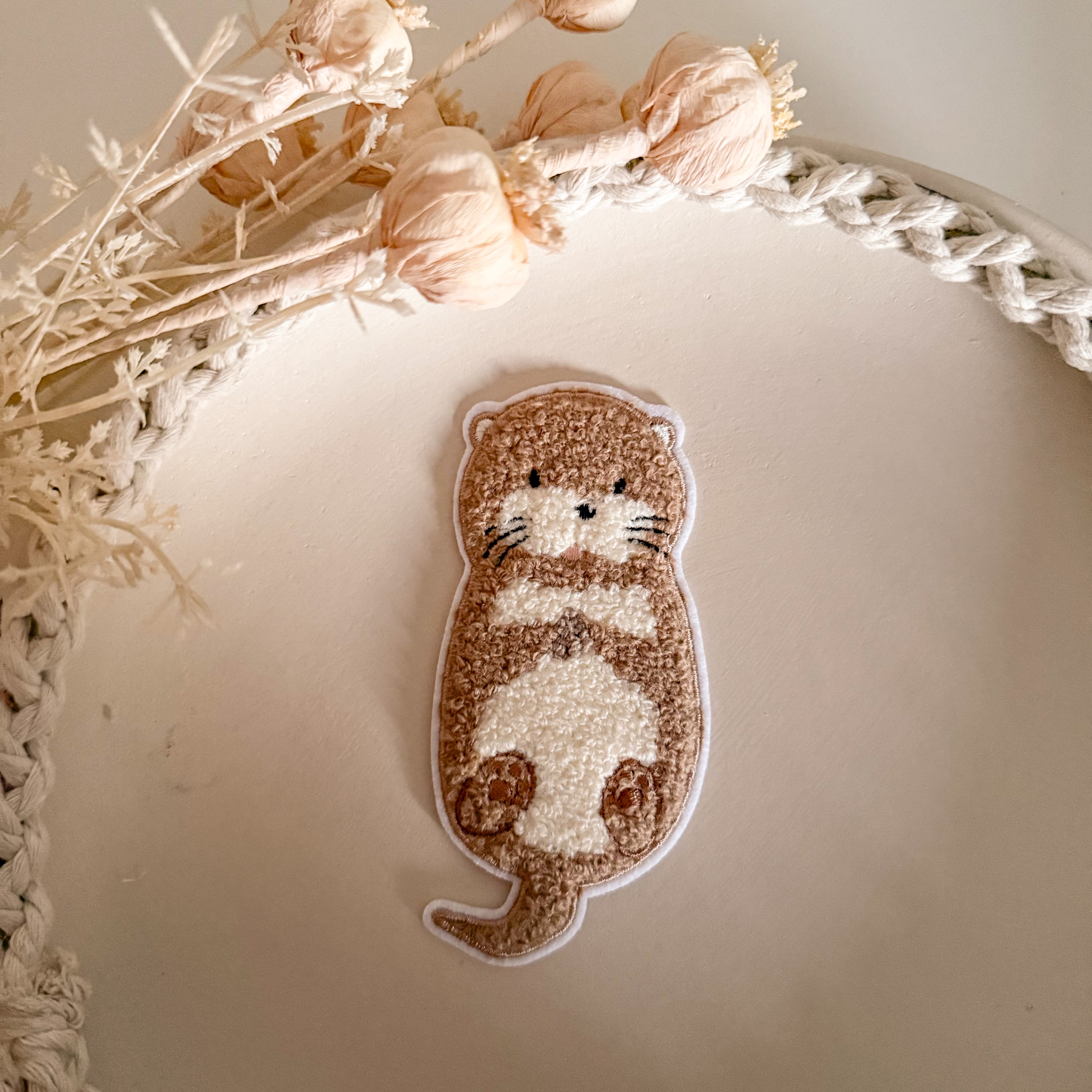 Chenillepatch No Otter like you KF Höhe 12cm (zum Aufbügeln) 3100-0057