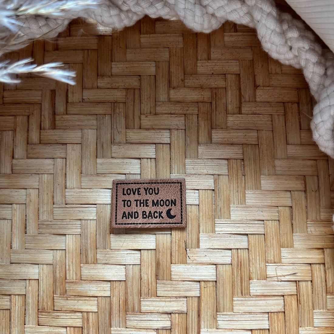 1 Kunstlederlabel Love you to the moon and back 2010-0038