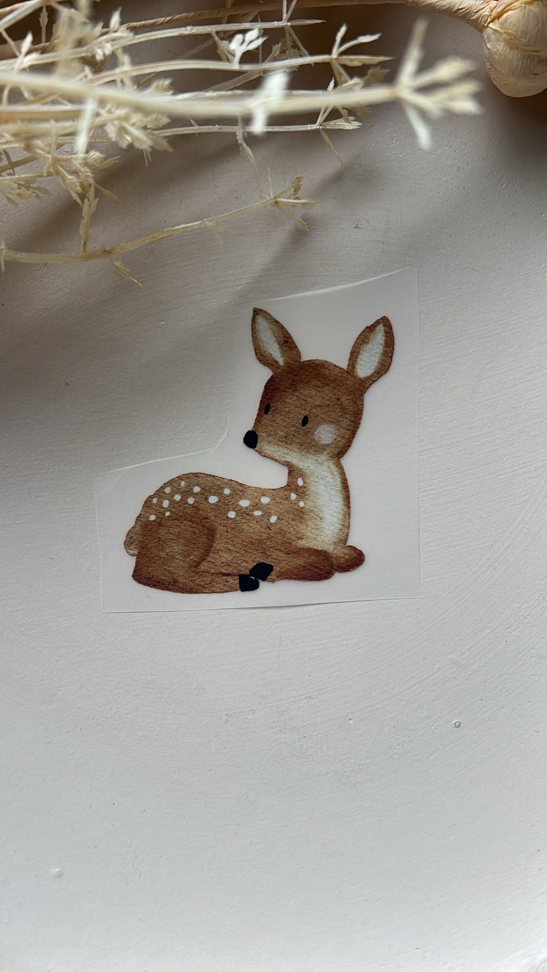 Bügelbild Reh KF 100-0055 6,5cm hoch 5-2.2