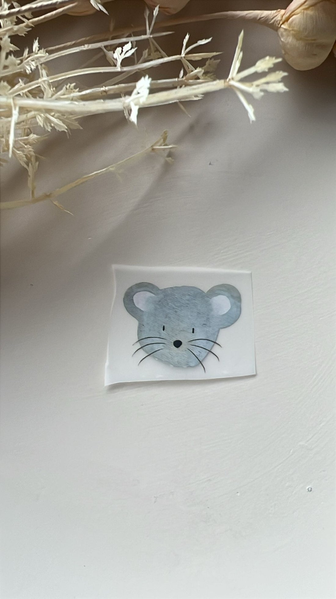 Bügelbild Maus KF 100-0057 4cm breit 5-2.1