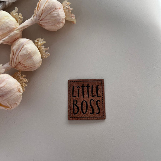 1 Kunstlederlabel Little Boss 2010-0036