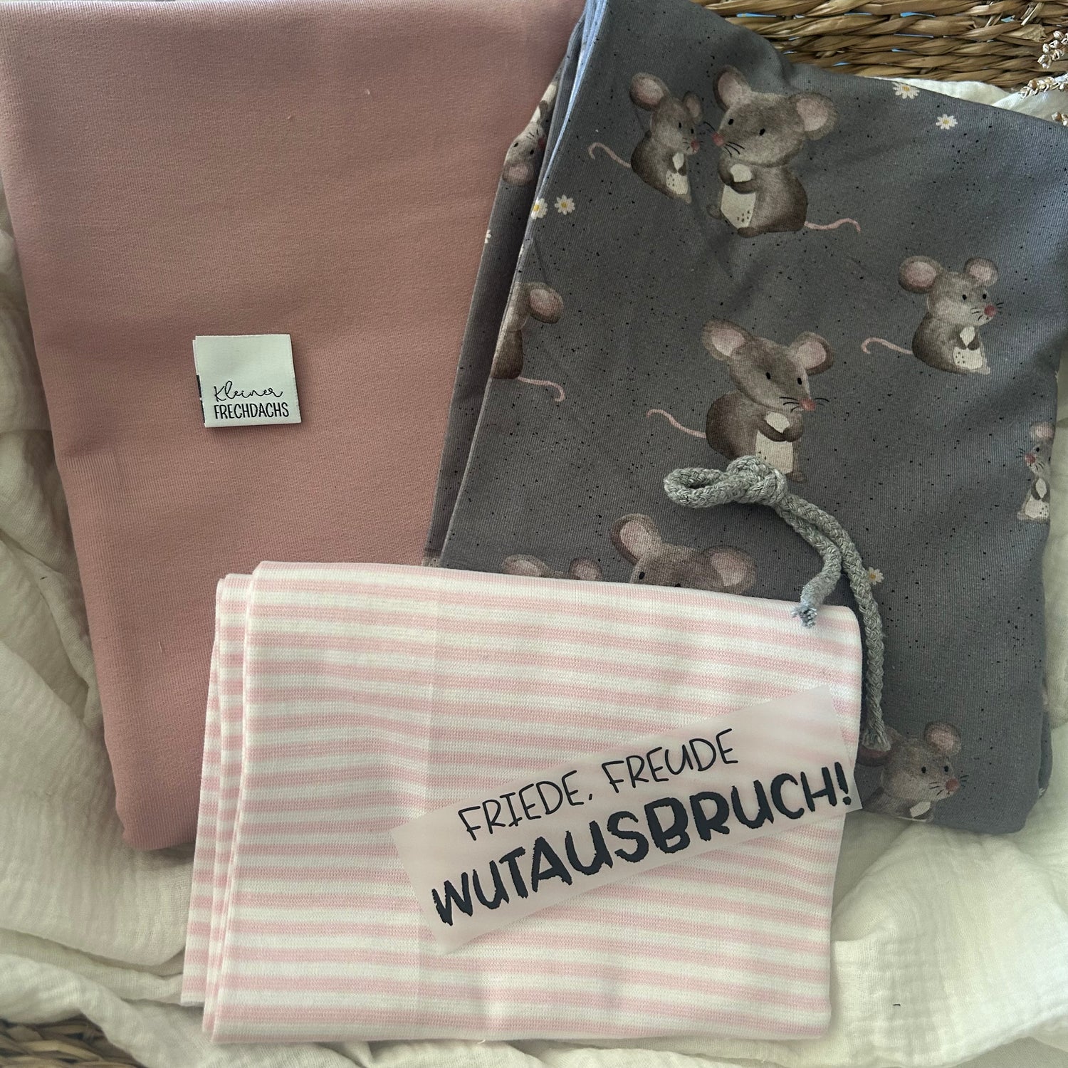 Kombipaket Goodbye 50% Maus KF Jersey mit rosa
