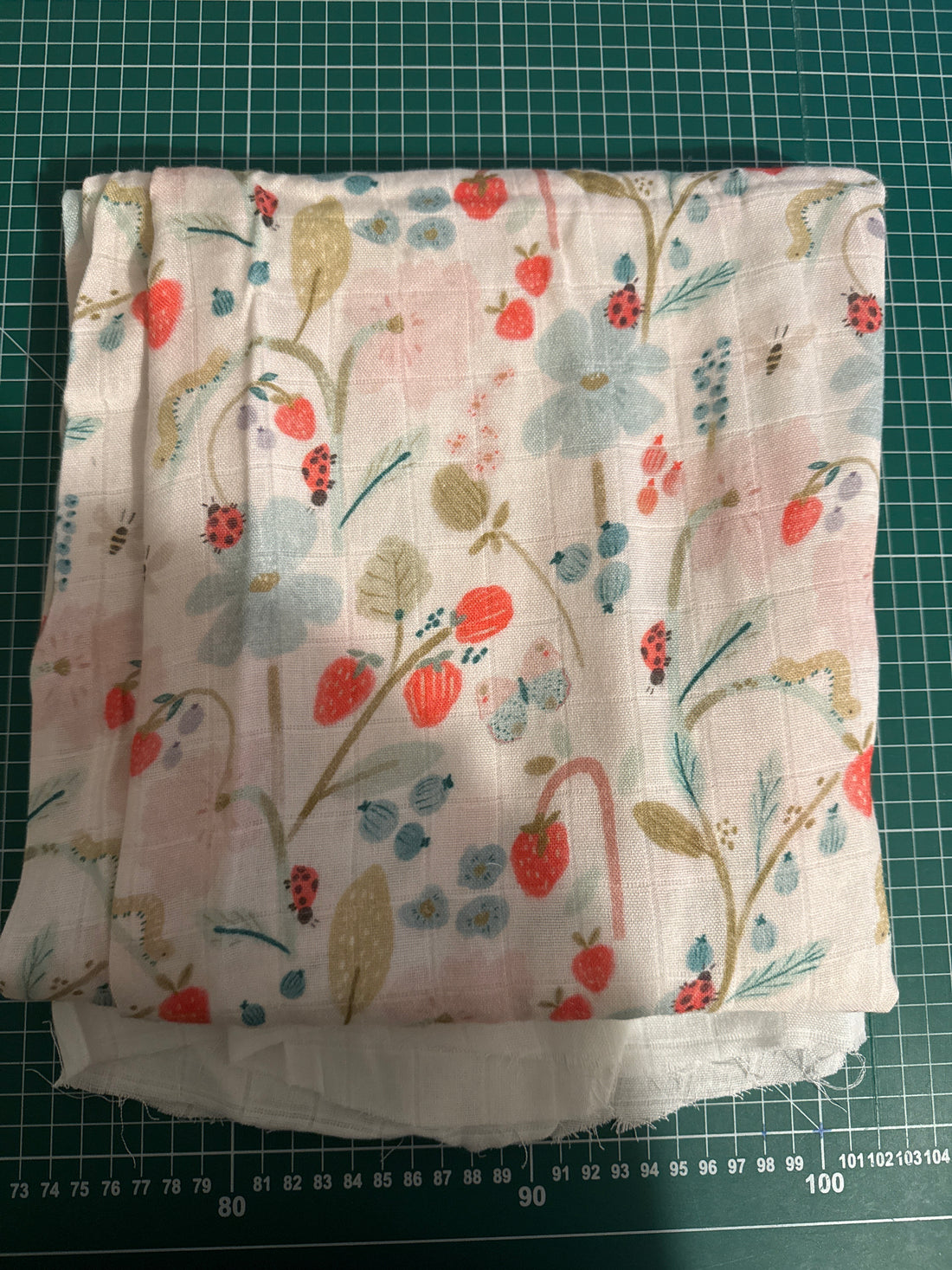 Rest 0,95 Blumenwiese Musselin