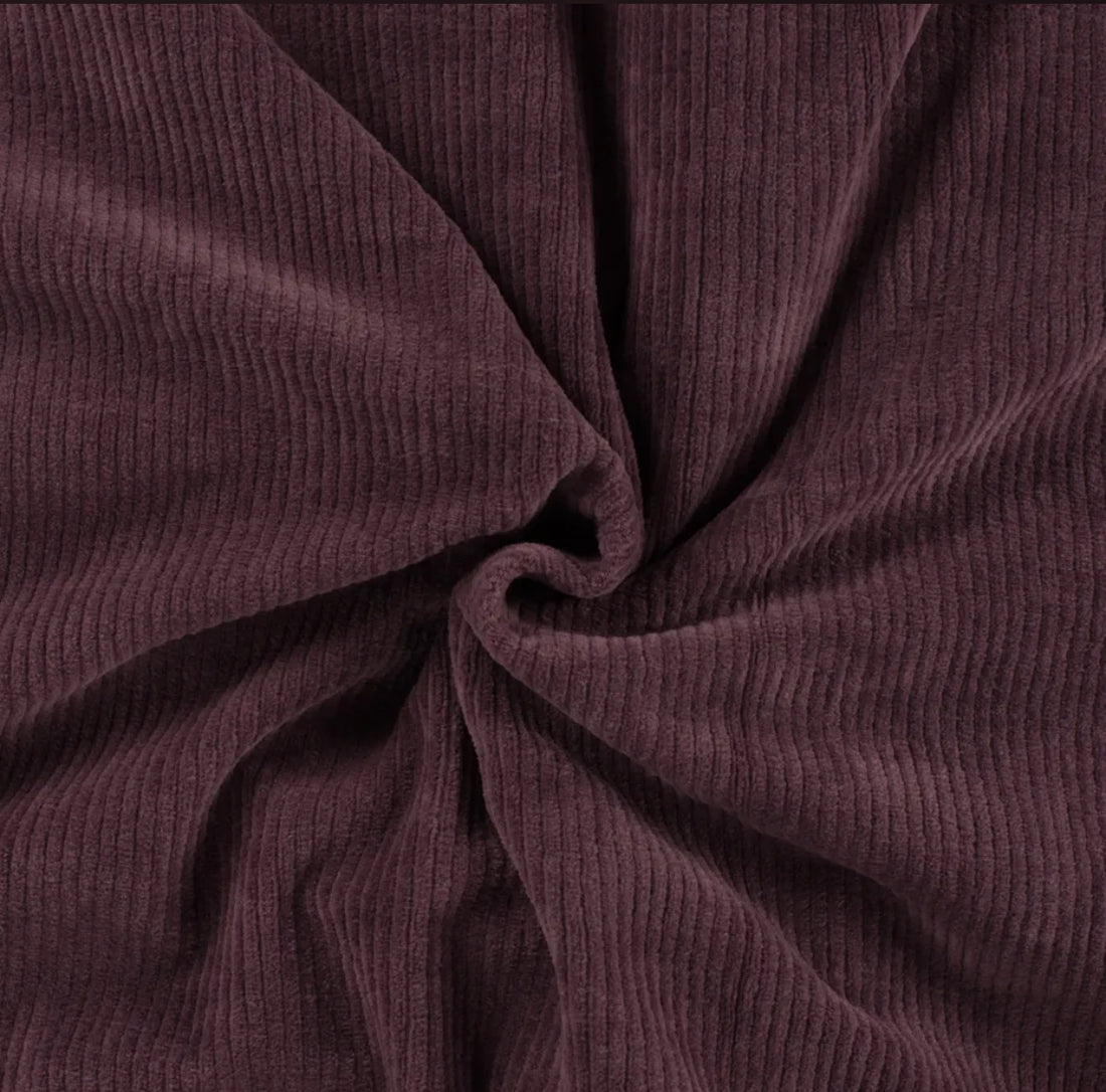 0.5m Lagerware Cordjersey Mauve 3010-0012