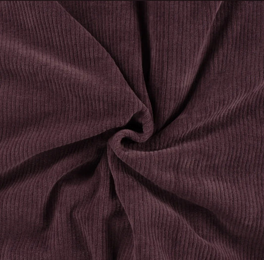 0.5m Lagerware Cordjersey Mauve 3010-0012