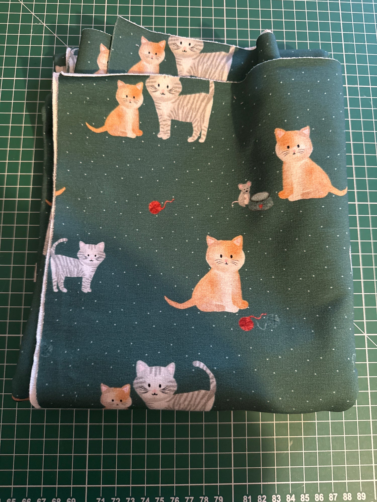 Rest 0,8m Schnurrbert French Terry