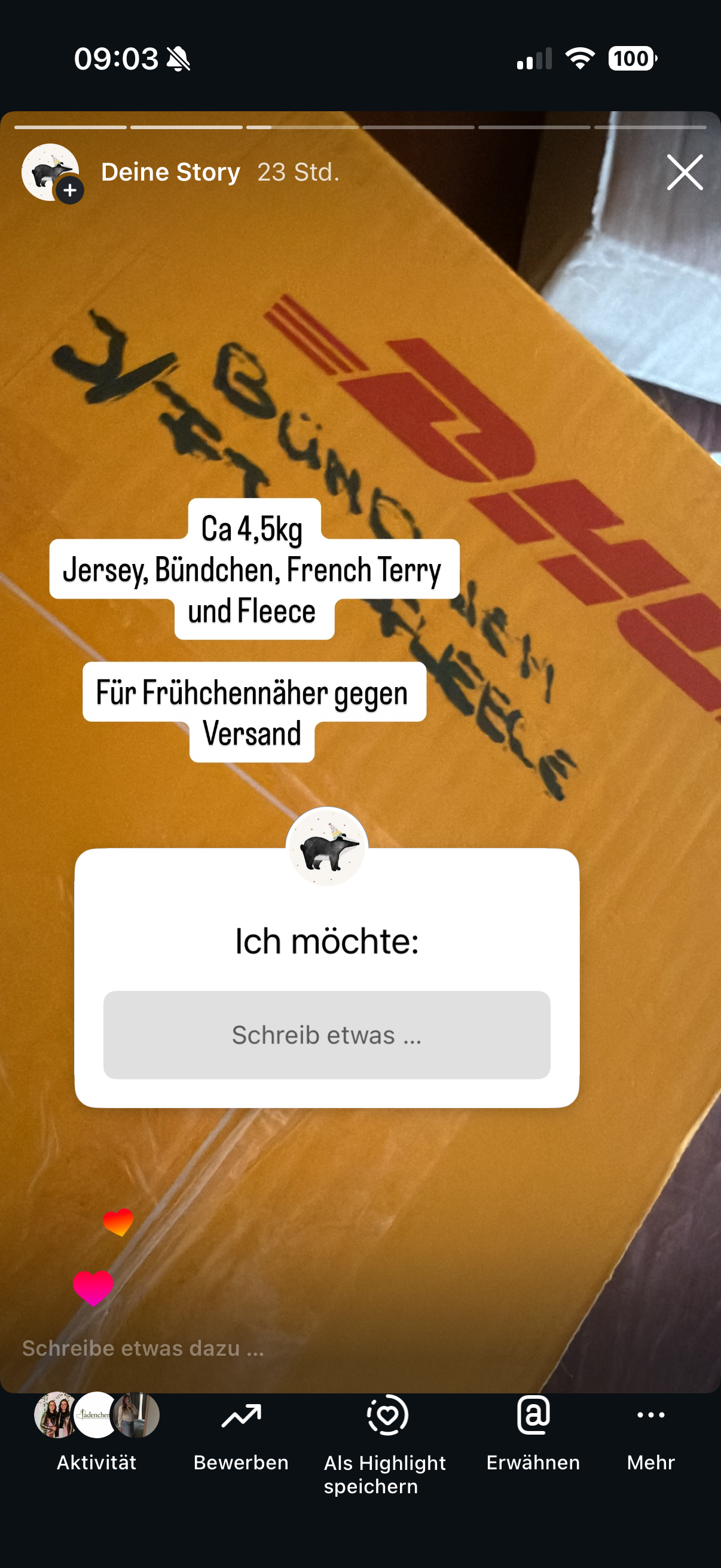 4,5kg Frühchennähpaket