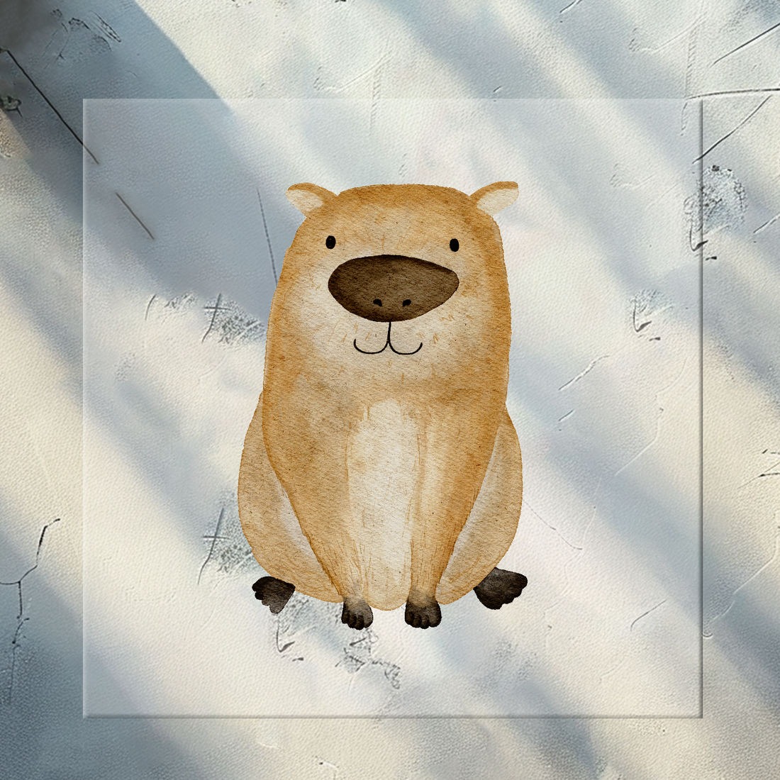 Bügelbild Happybara KF 100-0034 12cm hoch 10-1.2