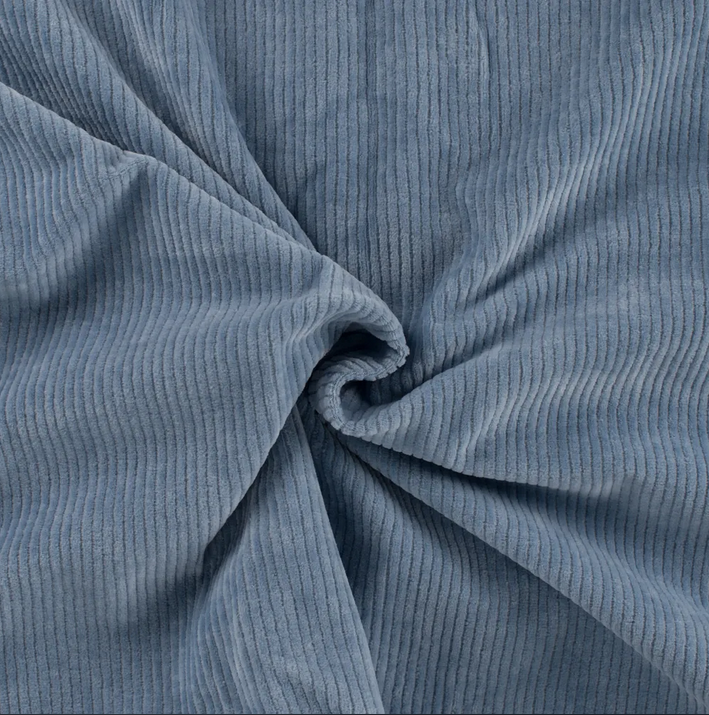 0.5m Lagerware Cordjersey Dusty Blue 3010-0004