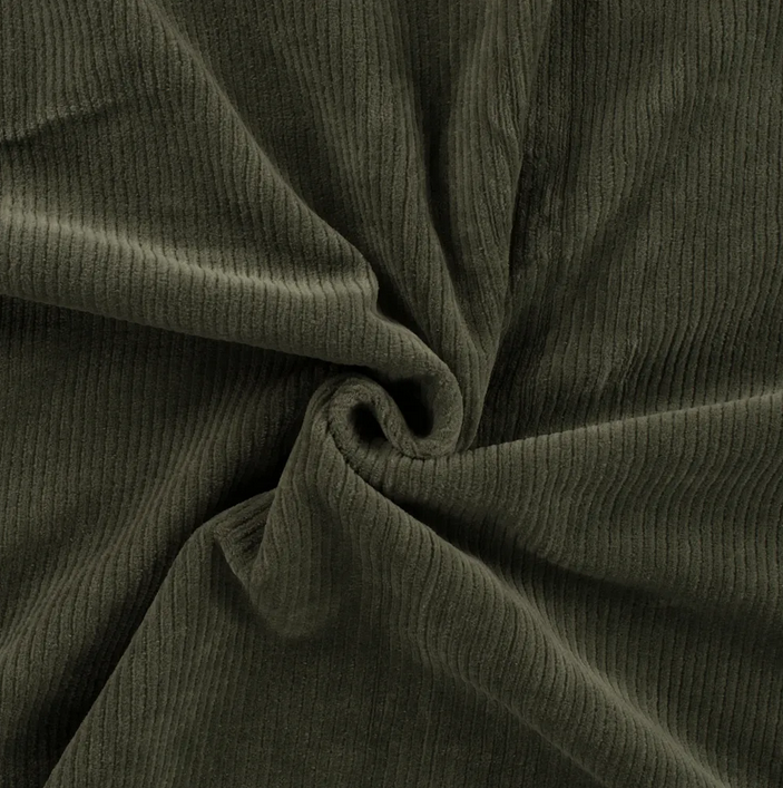 0.5m Lagerware Cordjersey Oliv 3010-0003