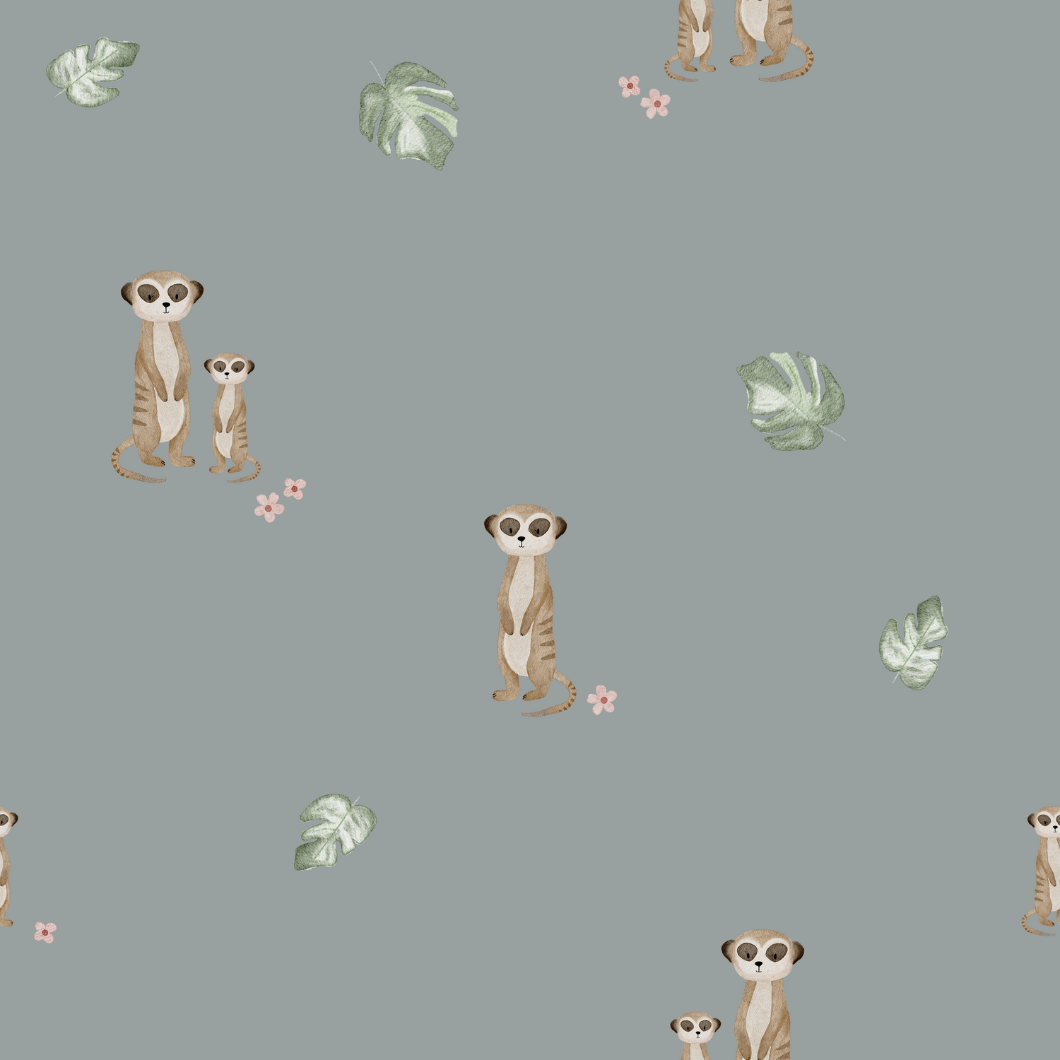 0.5m Lagerware Edgar Erdmännchen Hellblau KF 26-0005-1