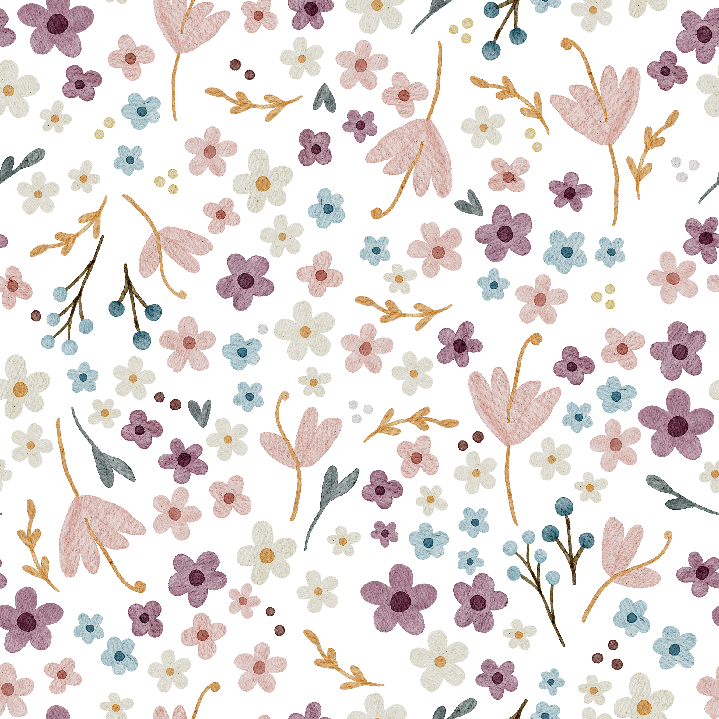 0.5m Lagerware Fairytale nur Blumen KF 26-0001-1