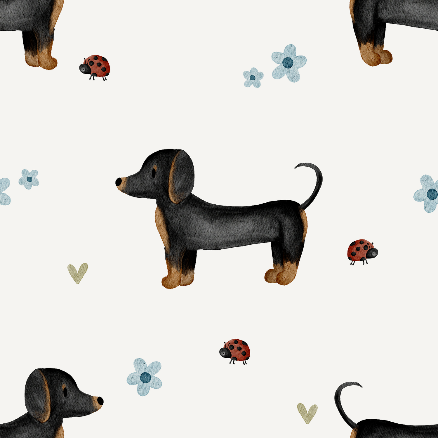 0.5m Lagerware Gustav Hund creme KF 26-0002-1