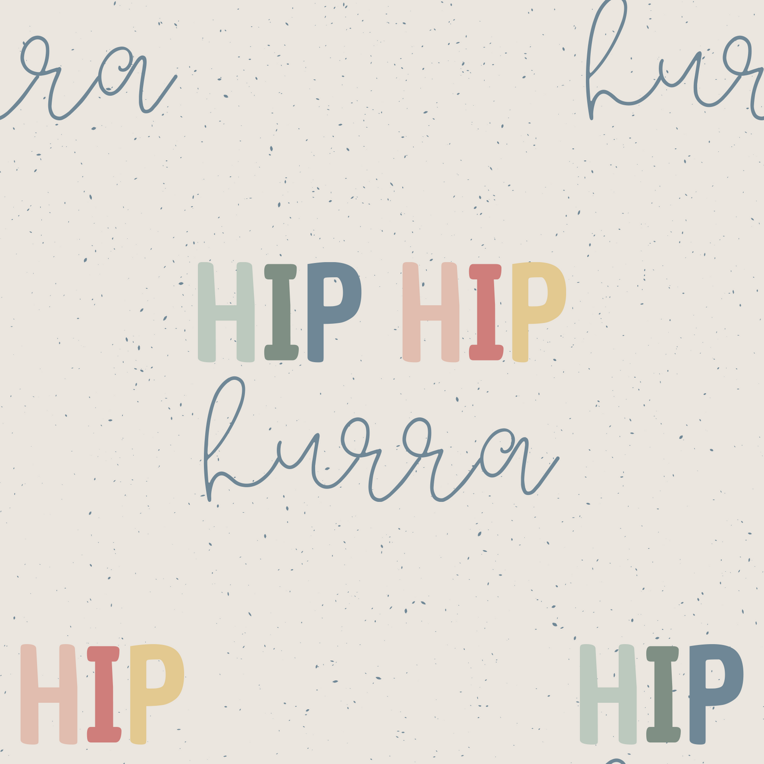 0.5m Lagerware Hip Hip Hurra KF 25-0045