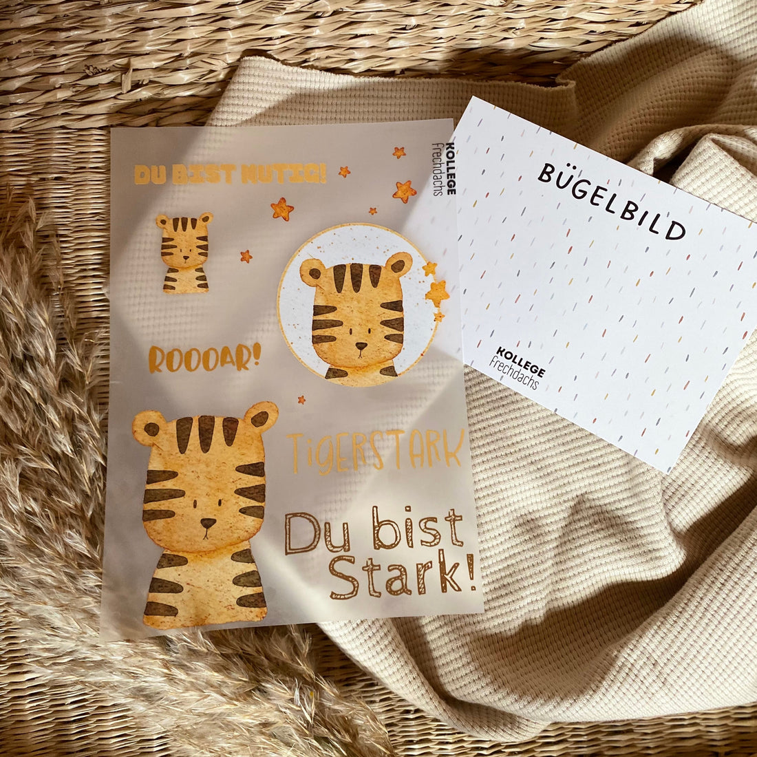 Bügelbild Tigerstark 100-0002