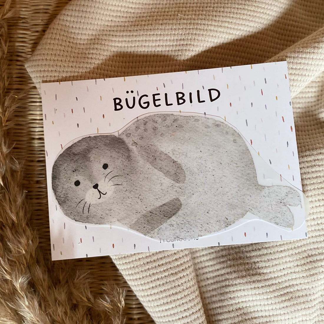 Bügelbild Robbe 100-0009 10cm breit 10-3.3