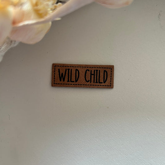 1 Kunstlederlabel WILD CHILD 2010-0048