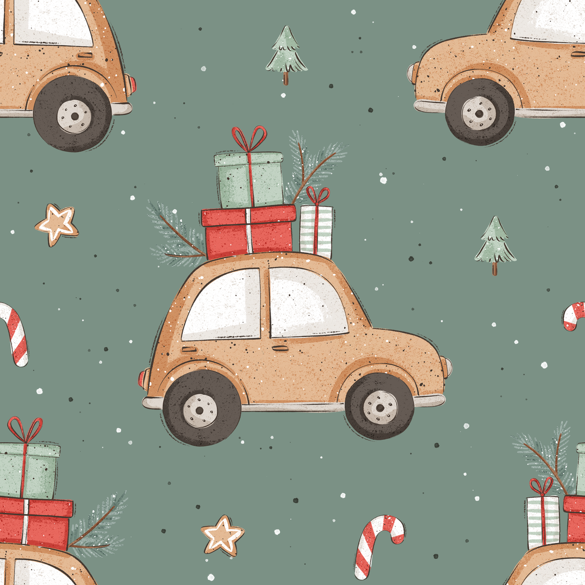 0.5m Vorbestellung Geschenketaxi Oliv Olena Illustration 26-0043